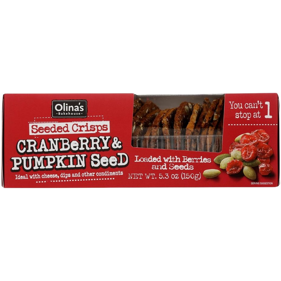Cranberry & Pumpkin Seed Crisps