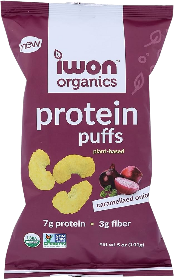 Caramelized Onion Protein Puffs