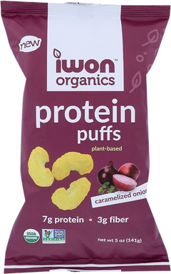 Caramelized Onion Protein Puffs