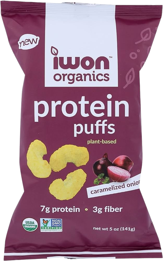 Caramelized Onion Protein Puffs