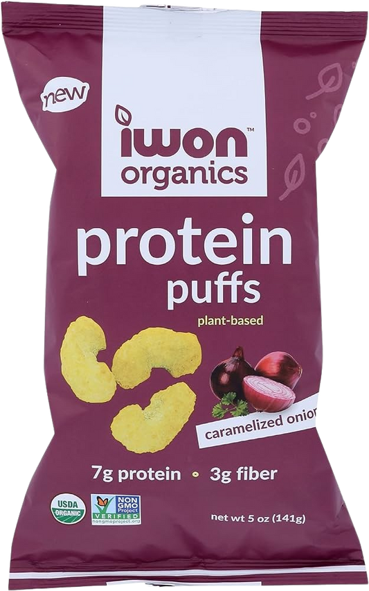 Caramelized Onion Protein Puffs
