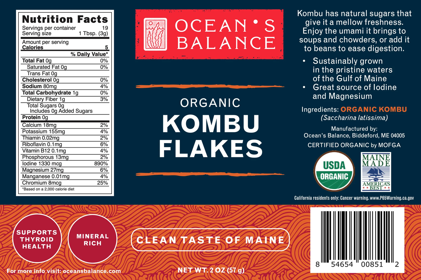 Organic Kombu Flakes Seasoning