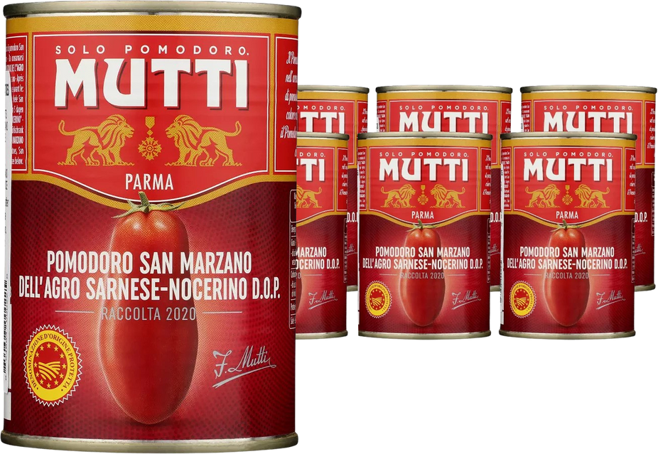 San Marzano DOP Whole Peeled Tomatoes (6 Pack)