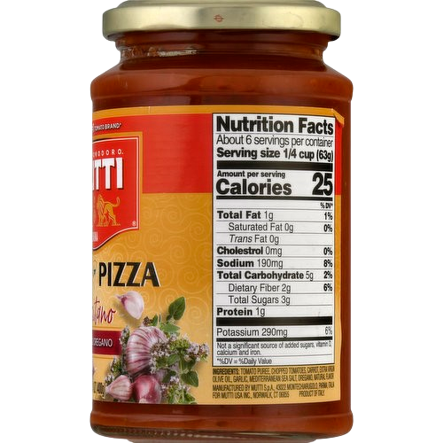 Garlic & Oregano Pizza Sauce