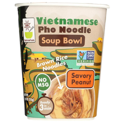 Savory Peanut Vietnamese Pho Noodle Soup Bowl