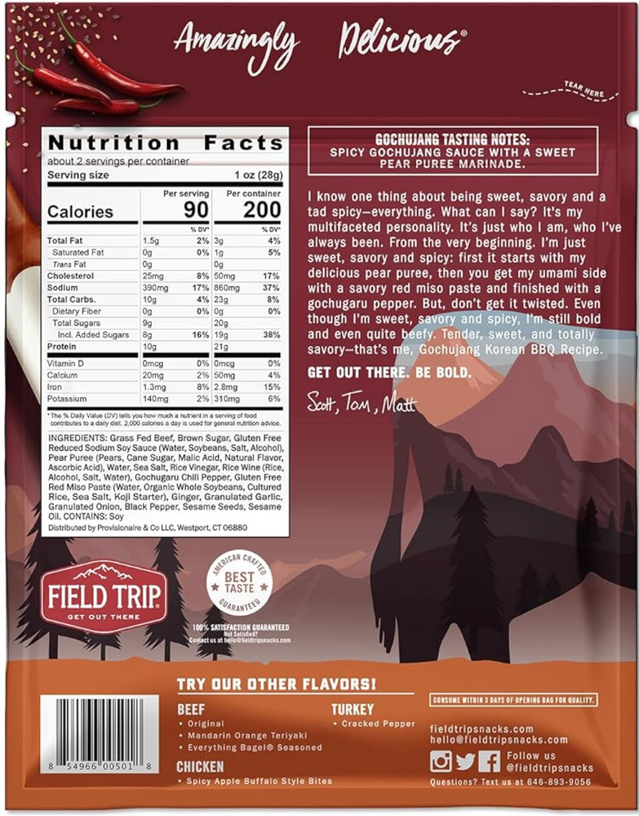 Sweet & Spicy BBQ Beef Jerky