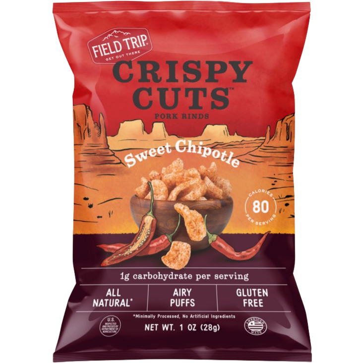 Sweet Chipotle Pork Rinds (Snack Bag)