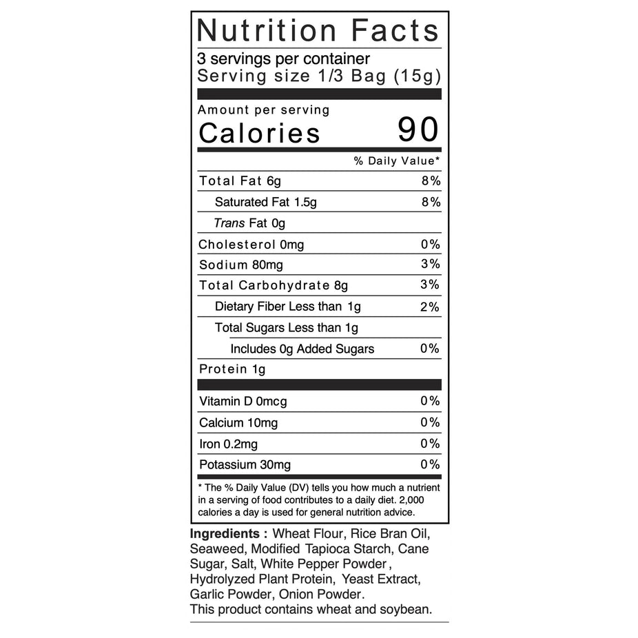 Tempura Seaweed Snacks - Spicy (12 CT)