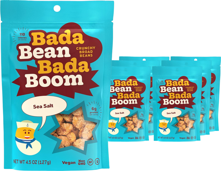 Sea Salt Crunchy Broad Beans (6 Pack)