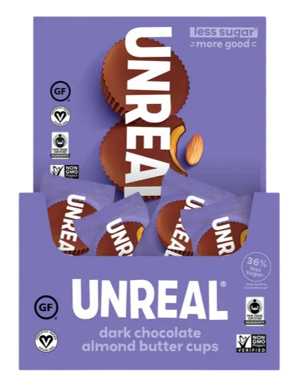 Dark Chocolate Almond Butter Cups (40 Pack)