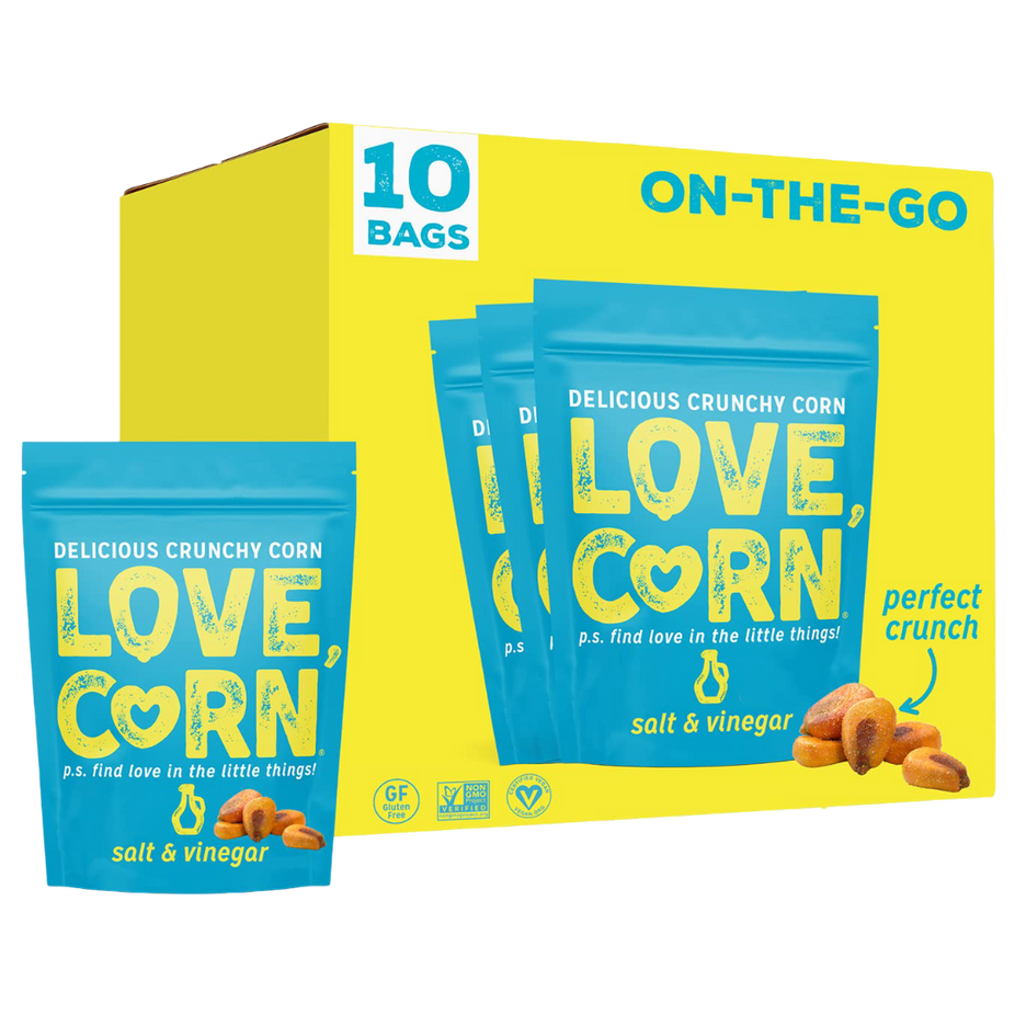 Salt And Vinegar Crunchy Corn (10 Pack)