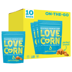 Salt And Vinegar Crunchy Corn (10 Pack)