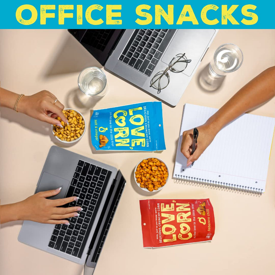 Salt And Vinegar Crunchy Corn (10 Pack)