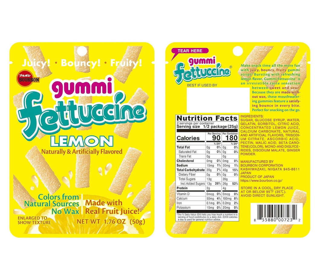 Fettuccine Gummi - Lemon
