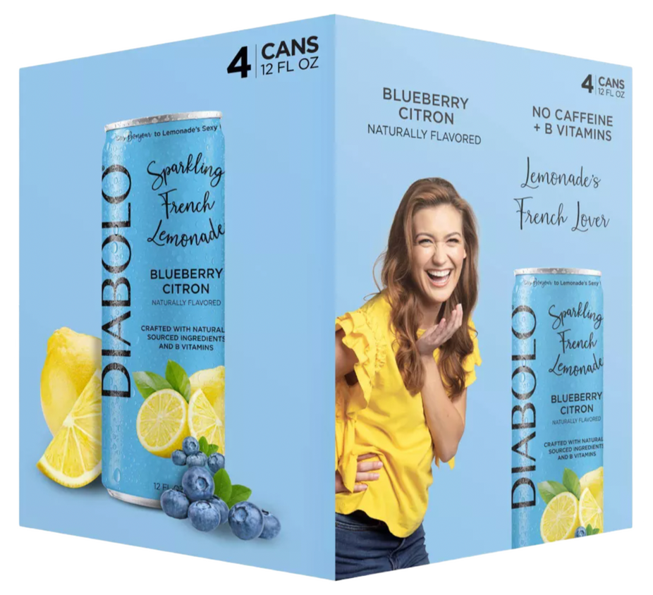 Blueberry Citron Sparkling Lemonade (4 Pack)