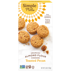 Toasted Pecan Crunchy Cookies