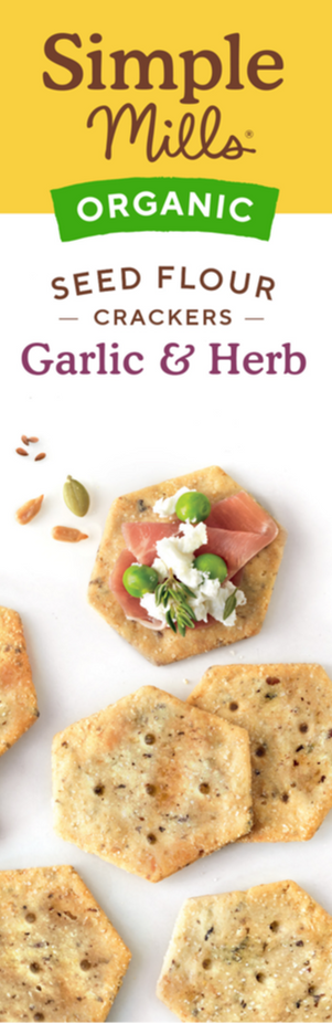 Organic Garlic Herb Seed Cracker
