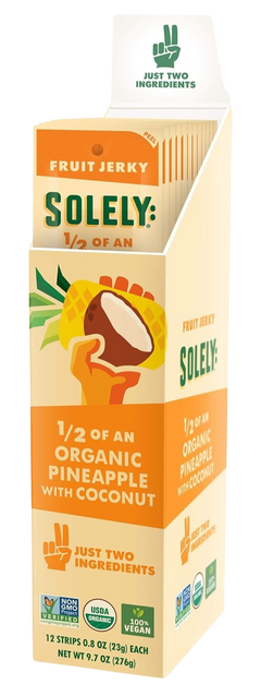 Organic Pineapple with Coconut Fruit Jerky (12 Pack)