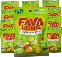 Wasabi & Ginger Roasted Fava Beans (12 Pack)