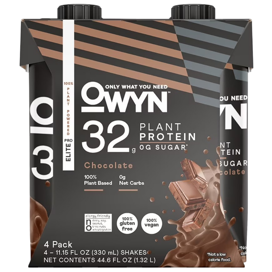 OWYN Pro Elite Chocolate Protein Drink (4 CT)