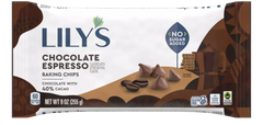 Chocolate Espresso Baking Chips No Sugar