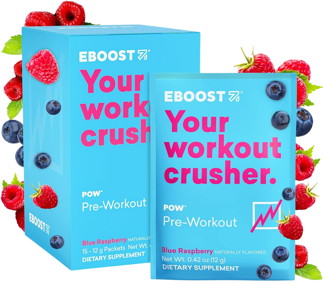 Apple And Raspberry Boost EBOOST Blue Raspberry Workout Powder (15 Packets) – Martie