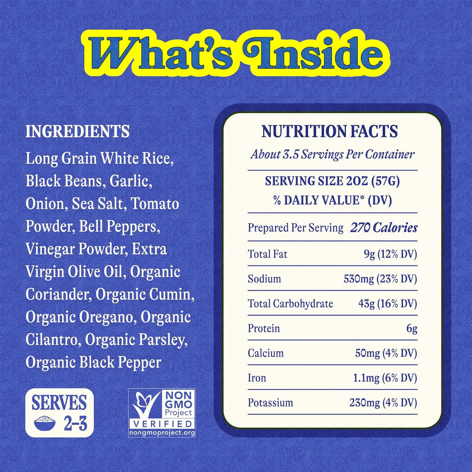 Rice & Black Beans (3CT)