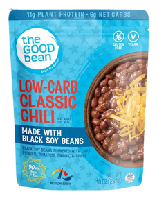 Low-Carb Classic Chili Made with Black Soy Bean
