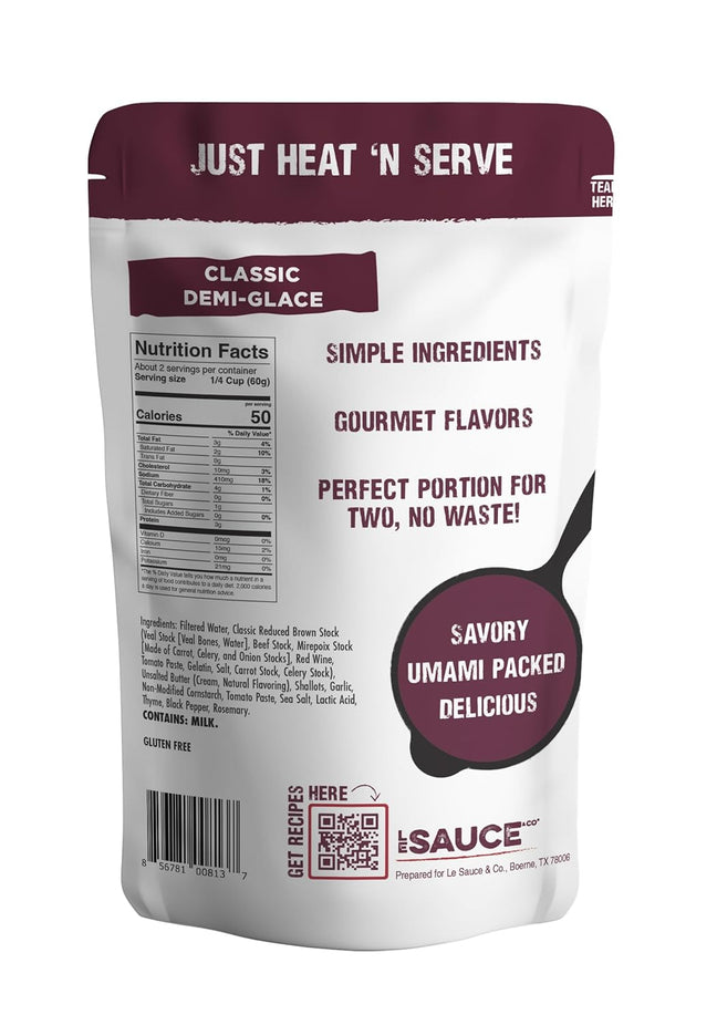 Classic Demi Glace Gourmet Finishing Sauce