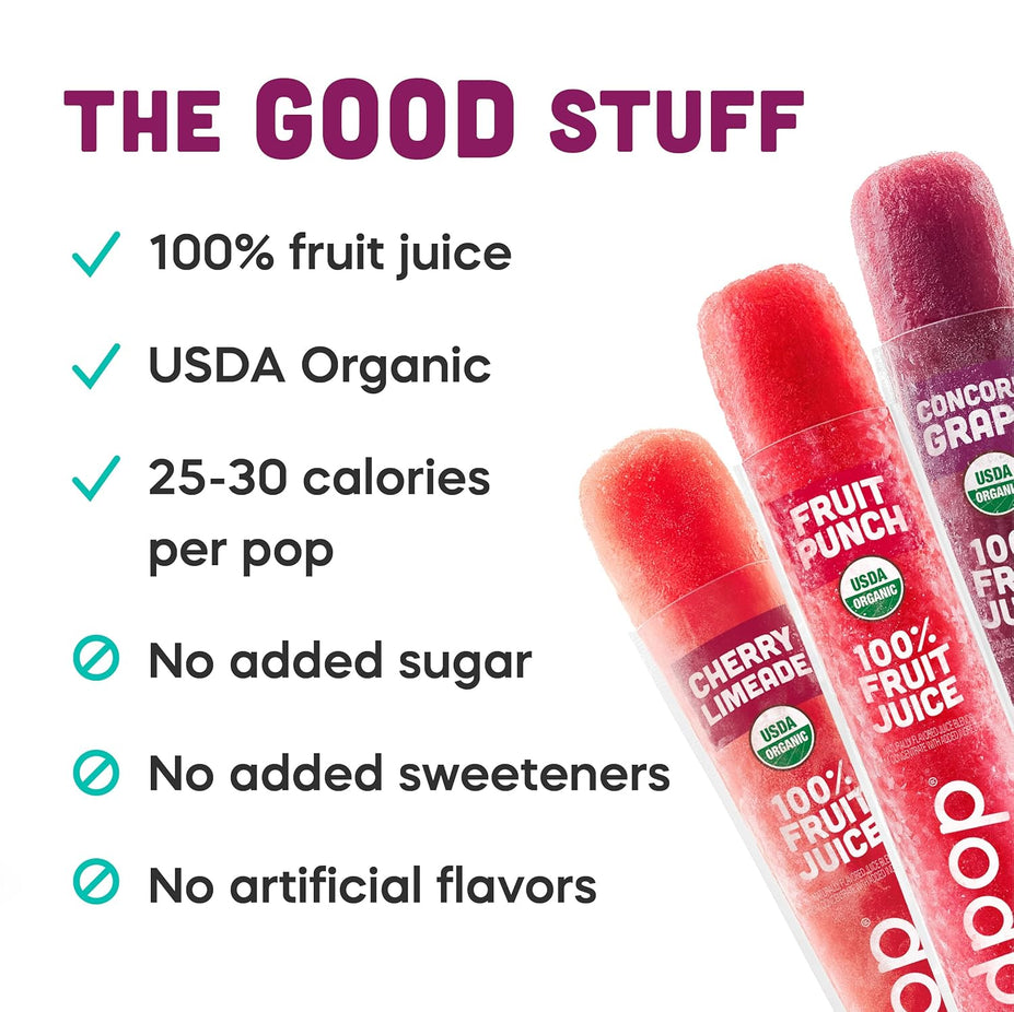 Organic Freezer Pops Variety Pack (20 CT)