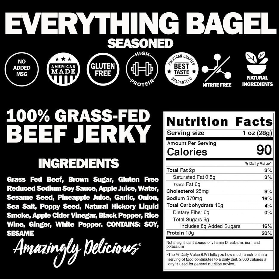 Everything Bagel Beef Jerky