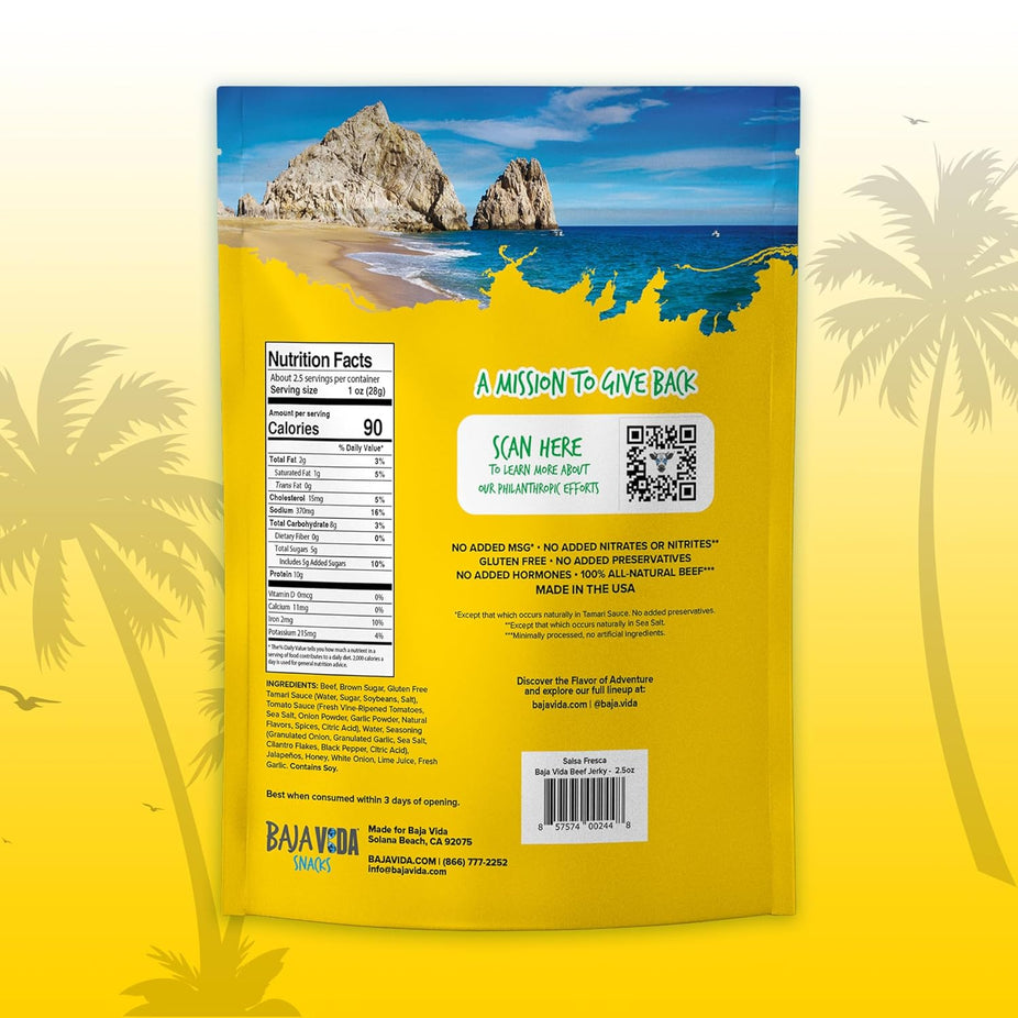 Salsa Fresca Beef Jerky