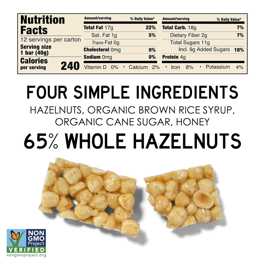 Nut Bars - Hazelnut (12 CT)