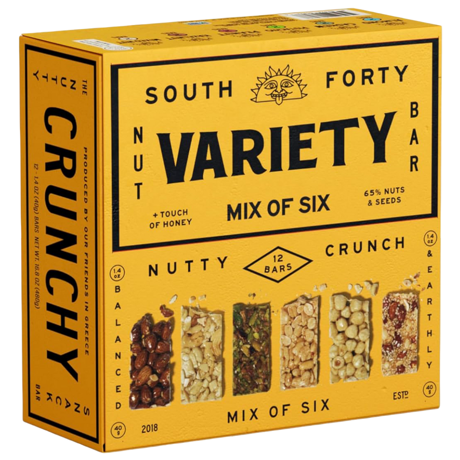 Nut Bars Mix of Six Variety Pack (12 CT)