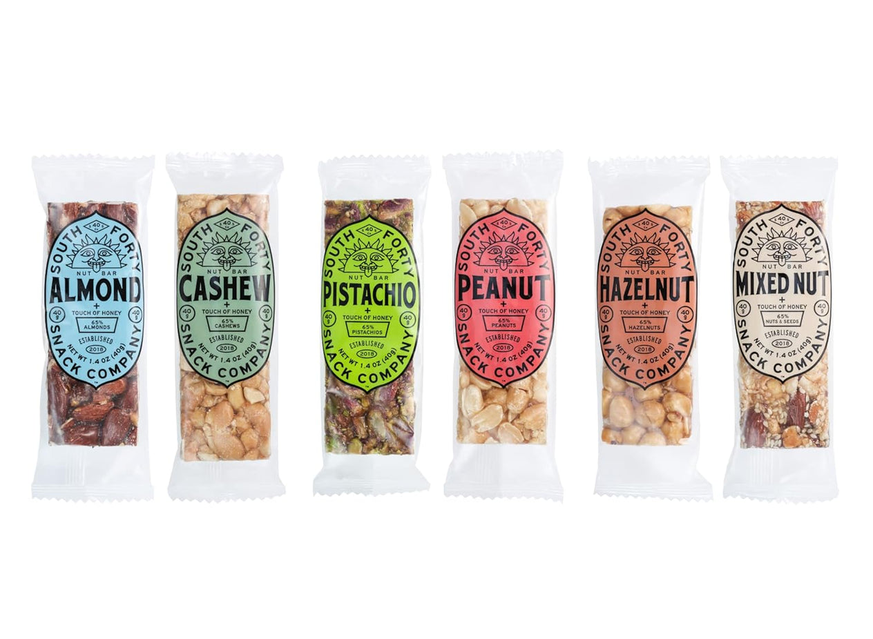 Nut Bars Mix of Six Variety Pack (12 CT)