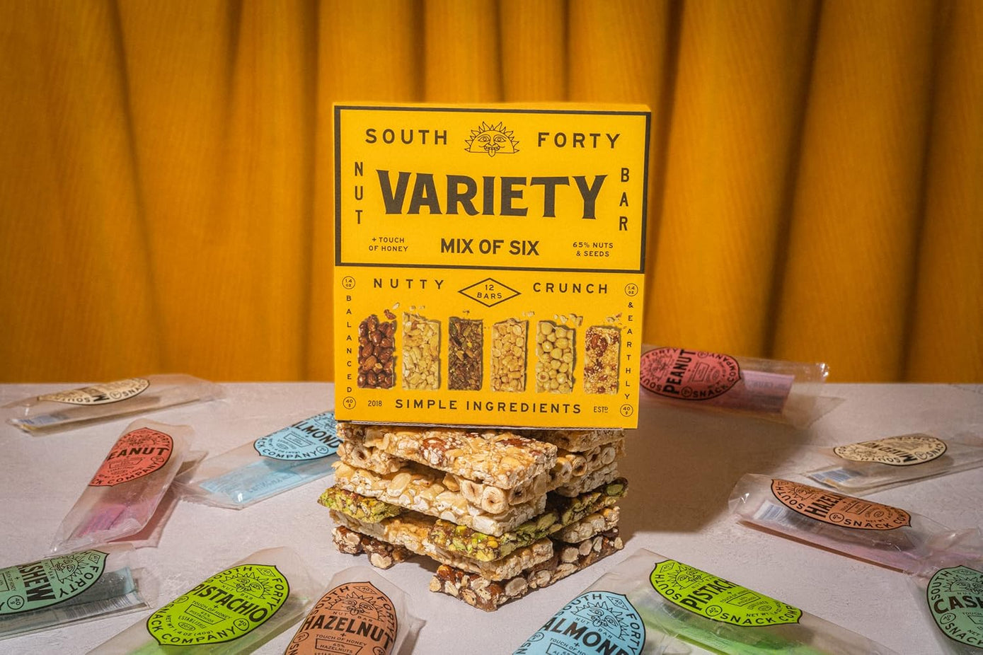 Nut Bars Mix of Six Variety Pack (12 CT)