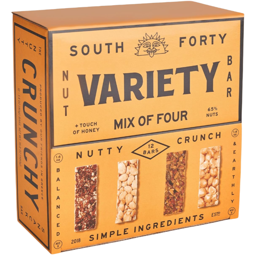 Nut Bars Mix of Four Variety Pack (12 CT)