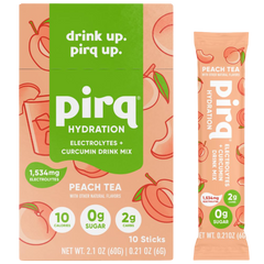 Electrolytes + Curcumin Drink Mix - Peach Tea (10 Packets)