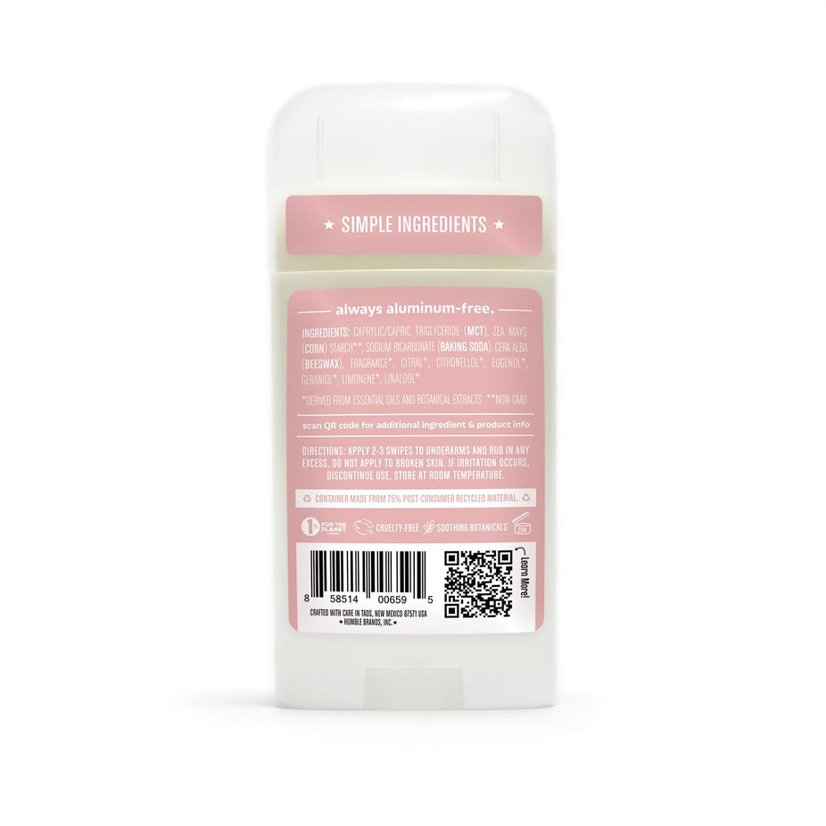 Moroccan Rose Aluminum Free Deodorant