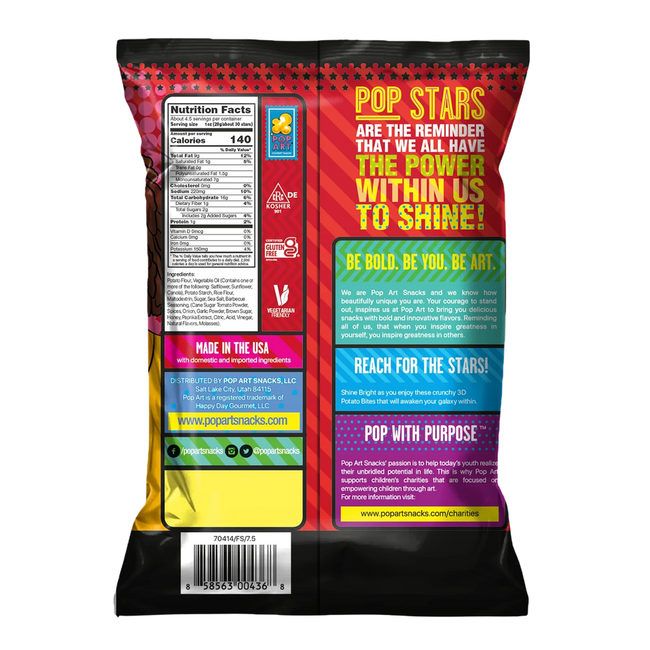 Barbeque Star Shaped Puff