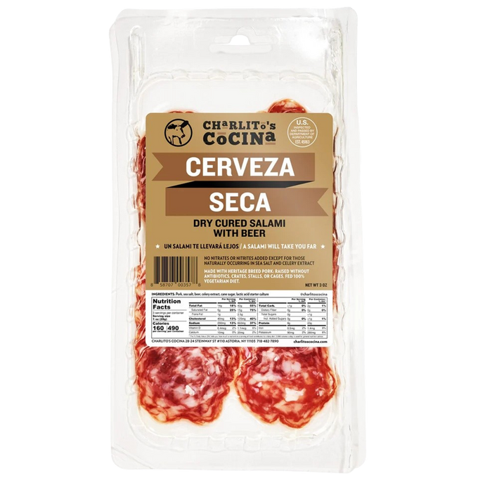 Cerveza Seca Dry Cured Beer Salami