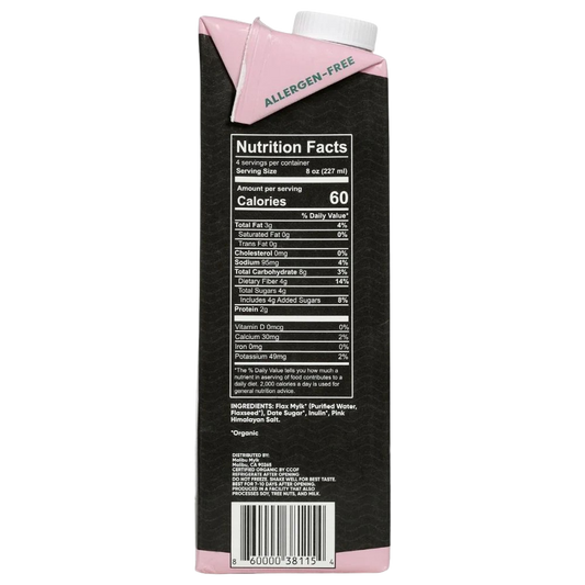 Nutrition Information - Original Organic Flax Milk