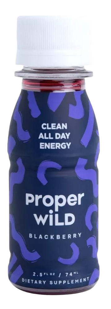 Clean All Day Energy Shots - Blackberry (12 Pack)