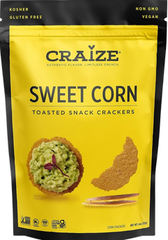 Toasted Sweet Corn Crackers