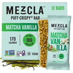 Matcha Vanilla Puff Crispy Bar (12 CT)