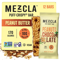 Peanut Butter Chocolate Puff Crispy Bar (12 CT)