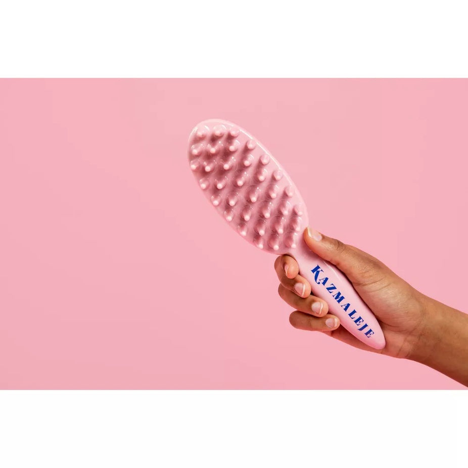 KurlsPlus Paddle Hair Comb - Pink