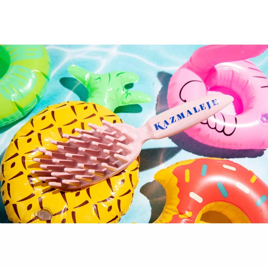 KurlsPlus Paddle Hair Comb - Pink