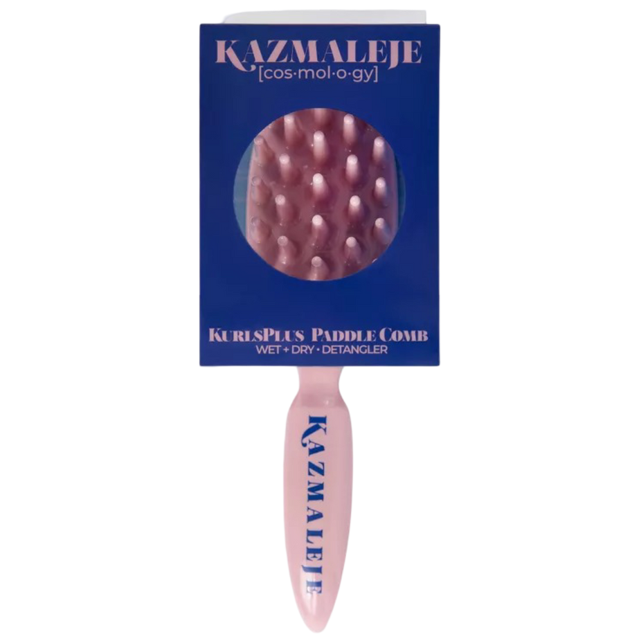KurlsPlus Paddle Hair Comb - Pink