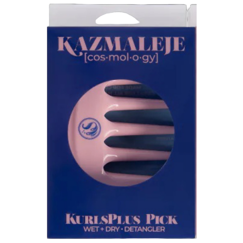 KurlsPlus Pick Hair Comb - Rose